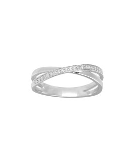 Bague Femme - Or 18 Carats - Diamant 0,07 Carats