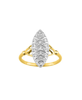 Bague Femme - Oxyde de zirconium - Or 18 Carats