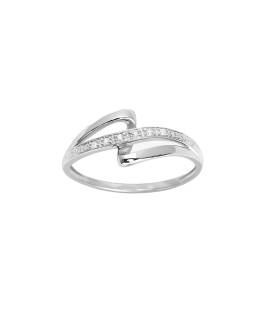 Bague Femme - Or 18 Carats - Diamant 0,02 Carats