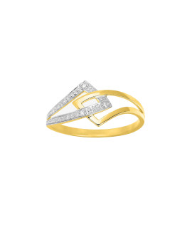 Bague Femme - Or 18 Carats - Diamant 0,01 Carats