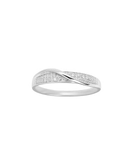 Bague Femme - Or 18 Carats - Diamant 0,02 Carats