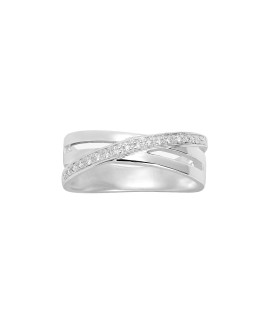 Bague Femme - Or 18 Carats - Diamant 0,07 Carats