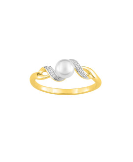 Bague Femme - Oxyde de zirconium - Plaqué Or