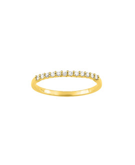 Bague Femme - Oxyde de zirconium - Or 9 Carats