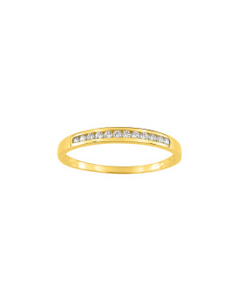 Bague Femme - Oxyde de zirconium - Or 9 Carats