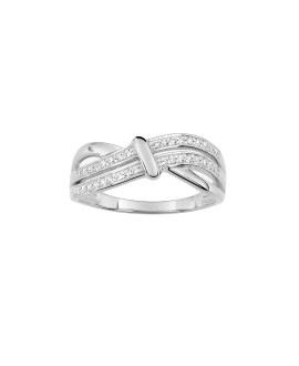 Bague Femme - Oxyde de zirconium - Or 9 Carats