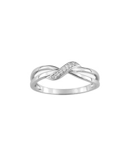 Bague Femme - Oxyde de zirconium - Or 9 Carats