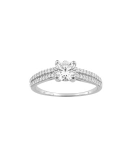 Bague Femme - Oxyde de zirconium - Or 9 Carats