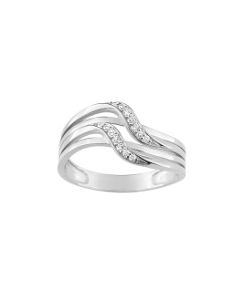 Bague Femme - Oxyde de zirconium - Or 9 Carats