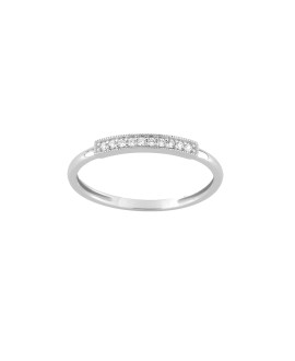 Bague Femme - Oxyde de zirconium - Or 9 Carats