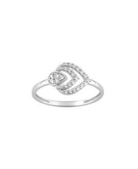 Bague Femme - Oxyde de zirconium - Or 9 Carats