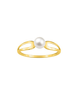 Bague Femme - perle - Or 9 Carats