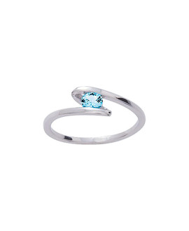 Bague femme - Oxyde de zirconium - Argent 925