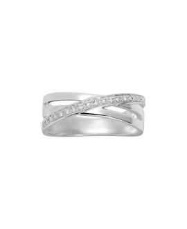 Bague femme - Oxyde de zirconium - Argent 925