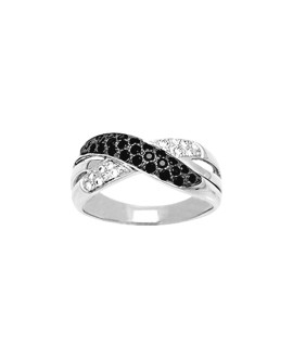 Bague femme - Oxyde de zirconium - Argent 925