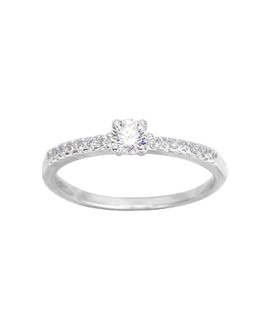 Bague femme - Oxyde de zirconium - Argent 925