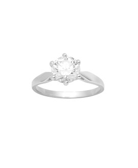Bague femme - Oxyde de zirconium - Argent 925