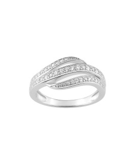 Bague femme - Oxyde de zirconium - Argent 925