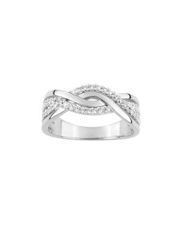 Bague femme - Oxyde de zirconium - Argent 925