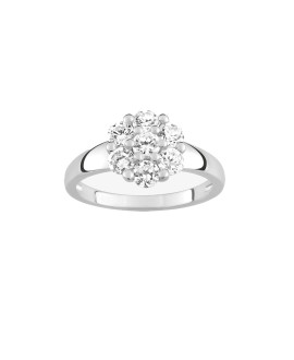 Bague femme - Oxyde de zirconium - Argent 925