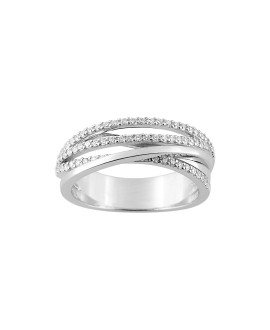 Bague femme - Oxyde de zirconium - Argent 925