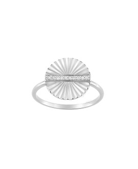 Bague femme - Oxyde de zirconium - Argent 925