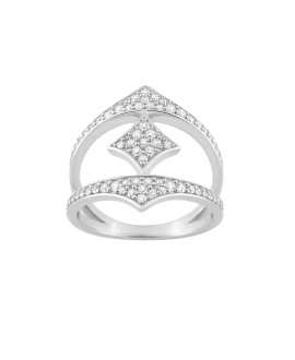 Bague femme - Oxyde de zirconium - Argent 925