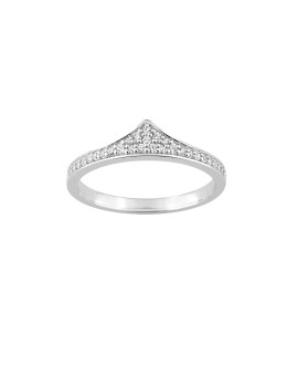 Bague femme - Oxyde de zirconium - Argent 925