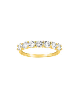Bague femme - Oxyde de zirconium - Or 9 Carats