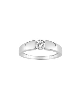 Bague femme - Oxyde de zirconium - Or 9 Carats