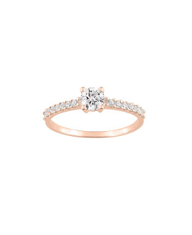 Bague femme - Oxyde de zirconium - Or 9 Carats