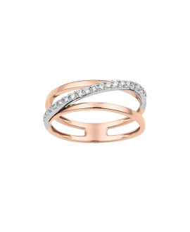 Bague Femme - Or 18 Carats - Diamant