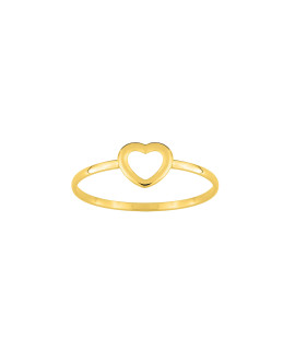 Bague femme - Or 9 Carats - Coeur