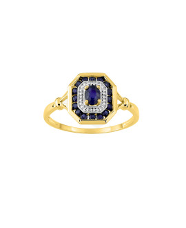 Bague femme - Saphir - Or 18 Carats