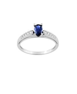 Bague femme - Saphir - Or 18 Carats