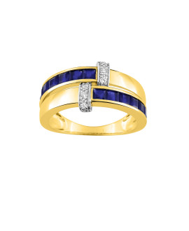 Bague femme - Saphir - Or 18 Carats