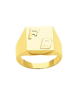 Chevalière homme - Or 18 Carats