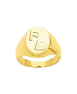 Chevalière homme - Or 18 Carats