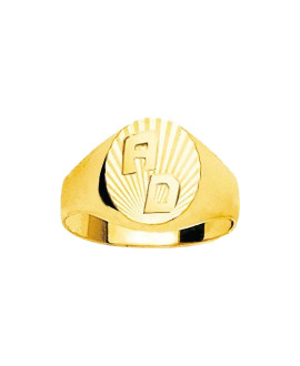 Chevalière homme - Or 18 Carats