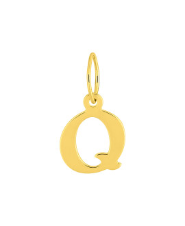 Pendentif initiale Q - Or 18 Carats