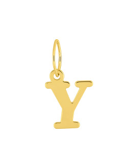 Pendentif initiale Y - Or 9 Carats - Lettre Y