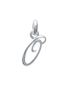 Pendentif Mixte - Argent 925 - initiale O