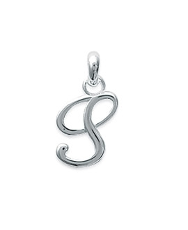 Pendentif Mixte - Argent 925 - initiale C