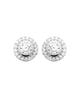 Boucles d'oreilles Femme - Argent 925 - Oxyde de zirconium