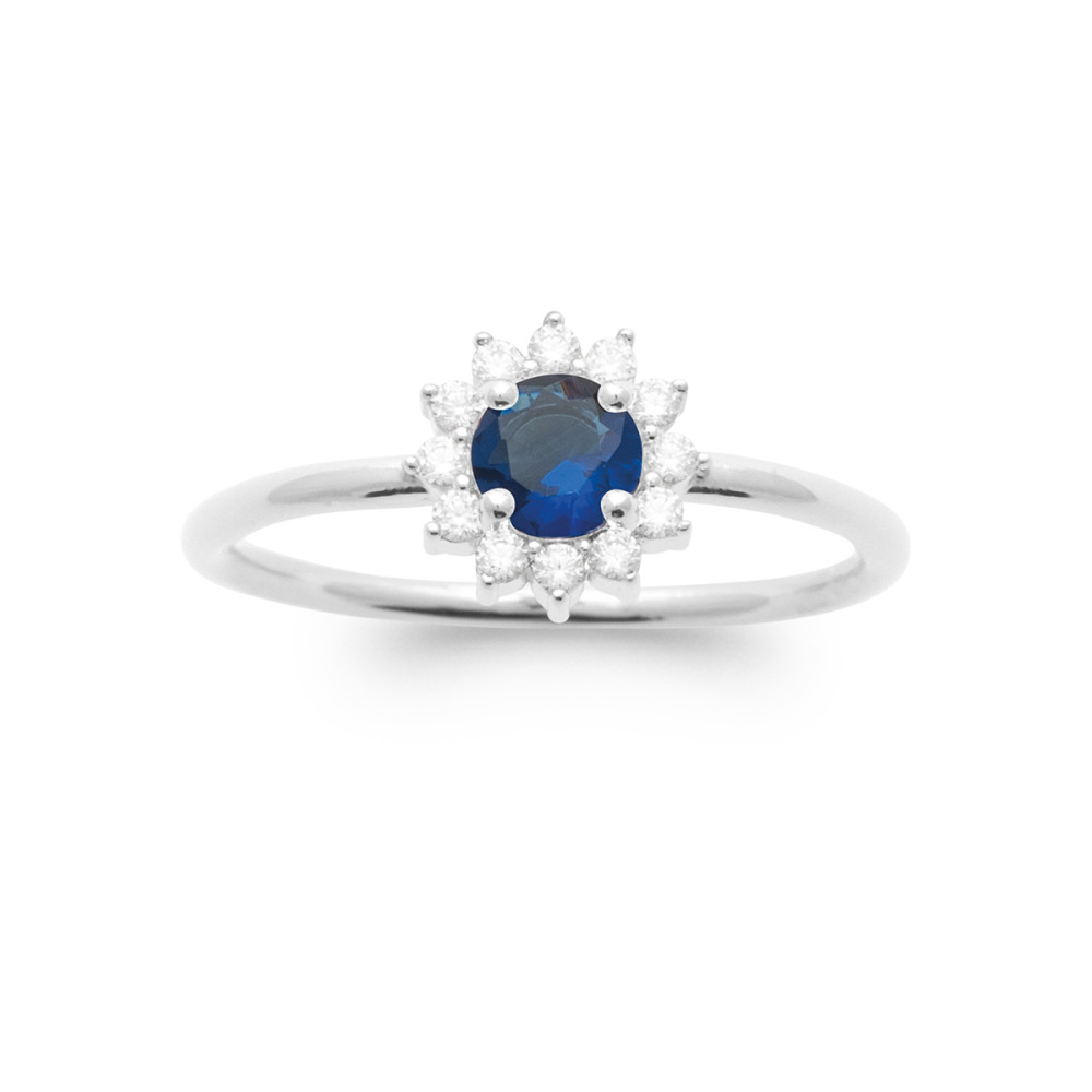 Bague femme - Argent 925 - Oxydes de zirconium