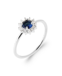 Bague femme - Argent 925 - Oxydes de zirconium