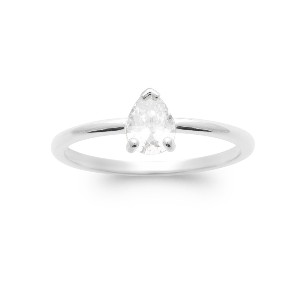 Bague femme - Argent 925 - Oxydes de zirconium Bague femme - Argent 925 - Oxydes de zirconium