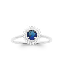 Bague femme - Argent 925 - Oxydes de zirconium