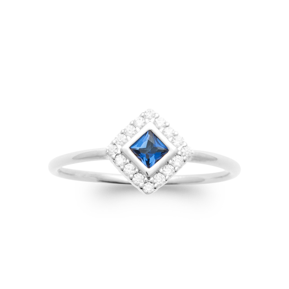 Bague femme - Argent 925 - Oxydes de zirconium Bague femme - Argent 925 - Oxydes de zirconium