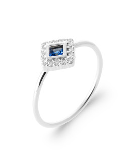 Bague femme - Argent 925 - Oxydes de zirconium Bague femme - Argent 925 - Oxydes de zirconium